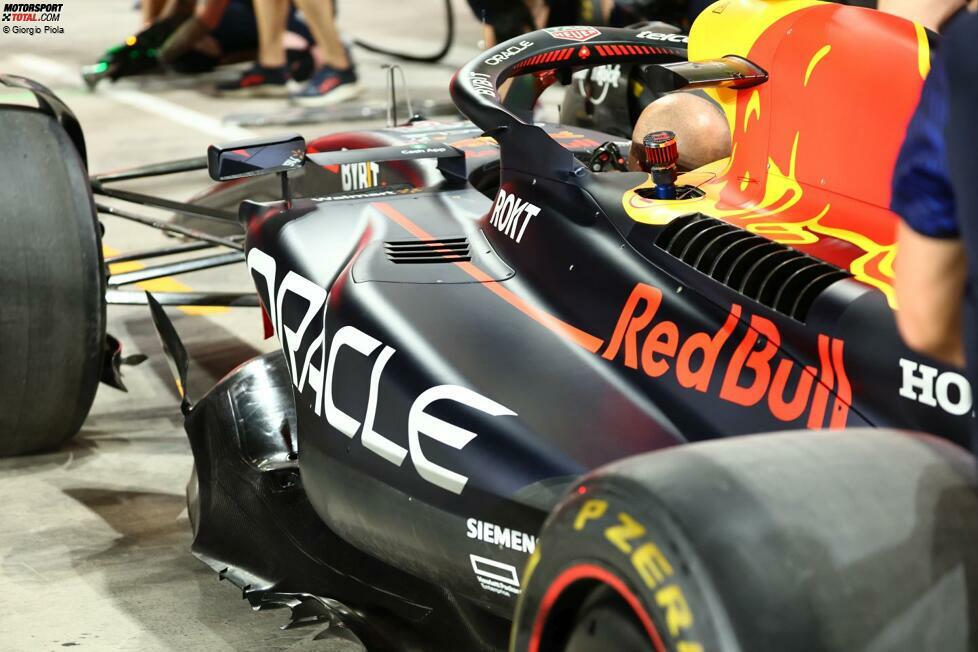 Red Bull RB19: Kühlschlitze in Seitenkasten und Motorhaube