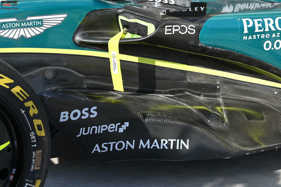 Aston Martin AMR23: Unterboden