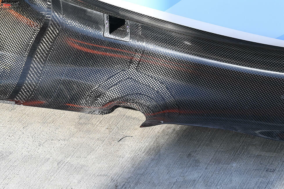 Williams FW45: Unterboden
