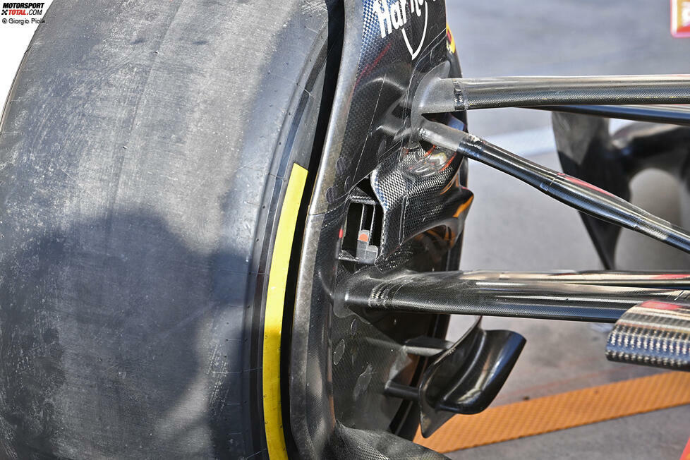 Red Bull RB19: Bremsschacht an der Vorderachse