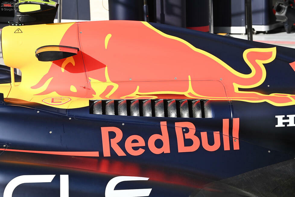 Red Bull RB19: Kühlschlitze in der Motorhaube