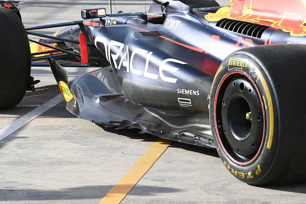 Red Bull RB19: Unterboden