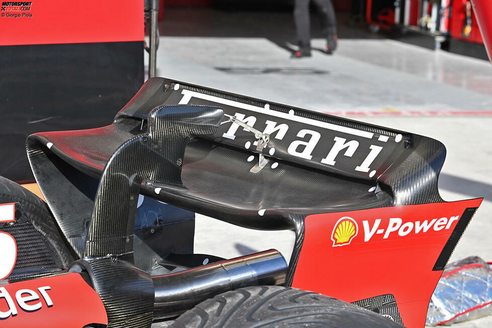 Ferrari SF-23: Heckflügel