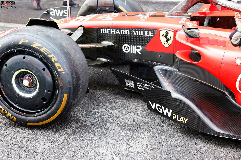 Ferrari SF-23: Unterboden
