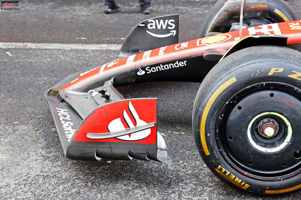 Ferrari SF-23: Frontflügel-Endplatte