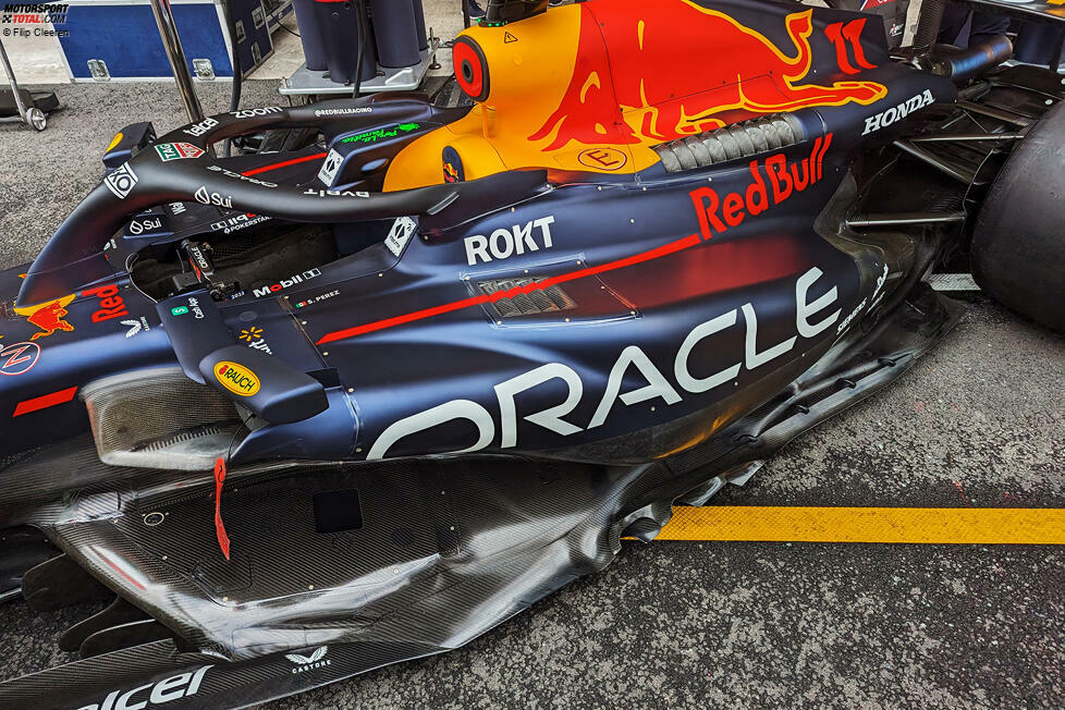 Red Bull RB19: Seitenkasten mit Unterboden