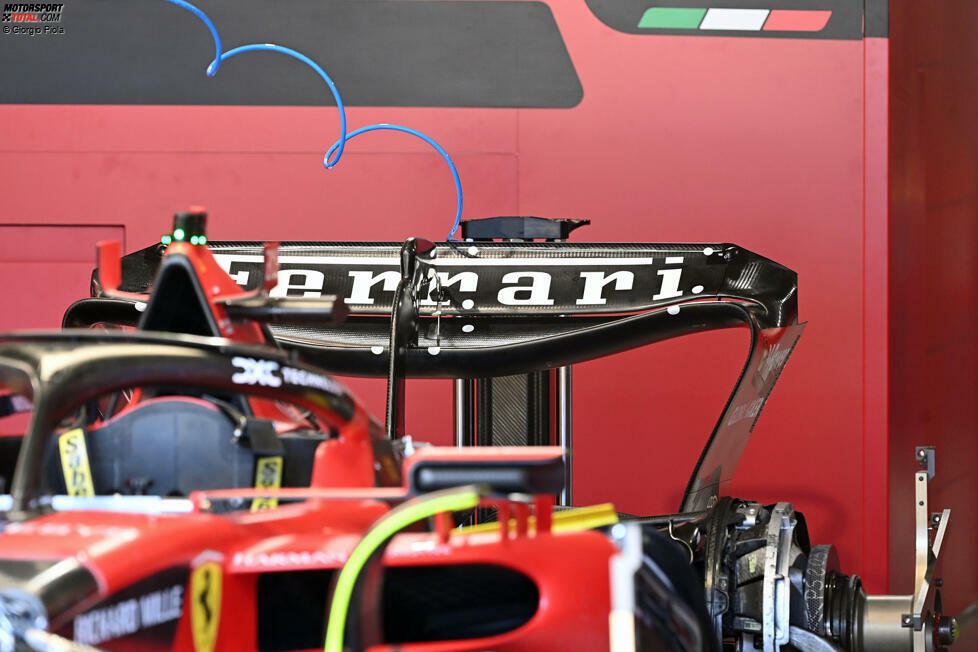 Ferrari SF-23: Heckflügel