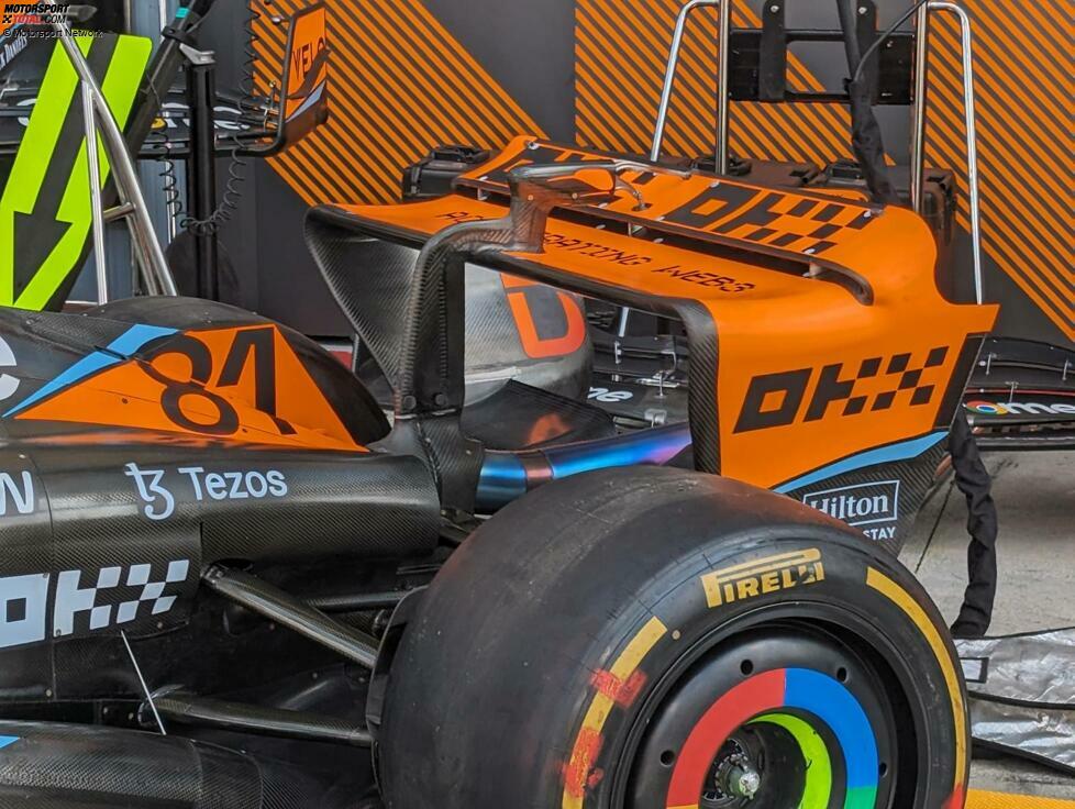 McLaren MCL60: Heckflügel