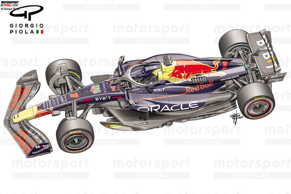 Der Red Bull RB19 war das Maß aller Dinge in der Formel-1-Saison 2023. In dieser Fotostrecke zeigen wir auf, was das Auto vom Vorgänger RB18 unterscheidet und wie das Team den Rennwagen von Max Verstappen und Sergio Perez 2023 immer noch schneller gemacht hat!