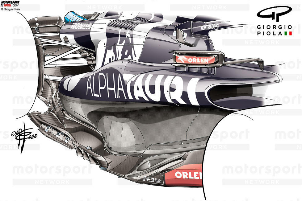Das auf dem COTA vorgestellte Update-Paket war sehr umfangreich und umfasste Änderungen am gesamten Boden, an den Edge-Wings, den Bodengittern, der Motorabdeckung, den Winglets am hinteren Bremskanal und Änderungen an der unteren Chassis-Oberfläche, um sie besser mit den Aufhängungsverkleidungen zu integrieren.