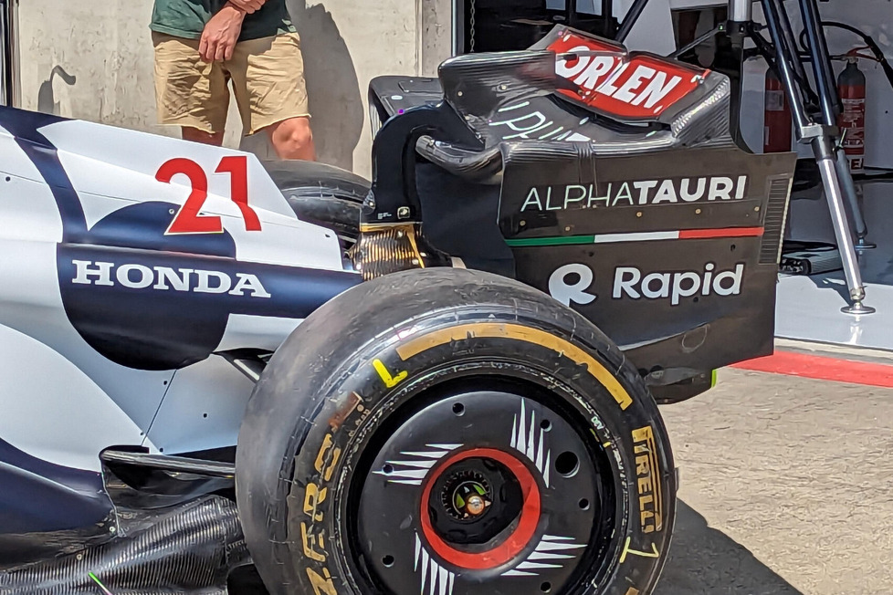 Ein Blick auf die vielen technischen Updates am AlphaTauri AT04 von Yuki Tsunoda und Daniel Ricciardo in der Formel-1-Saison 2023