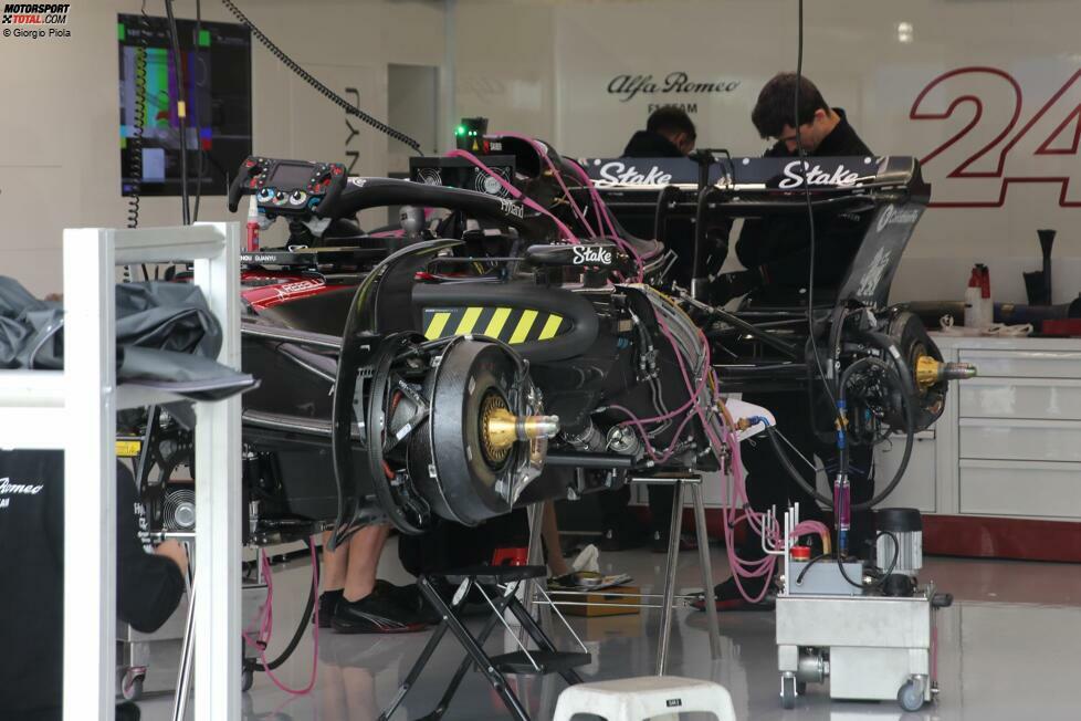 Aktuelle Technikbilder der Formel-1-Autos aus der Boxengasse beim Großbritannien-Grand-Prix 2023 in Silverstone!