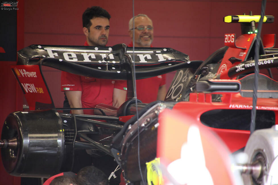 Ferrari SF-23: Heckflügel