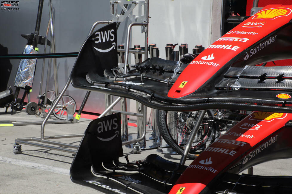 Ferrari SF-23: Frontflügel