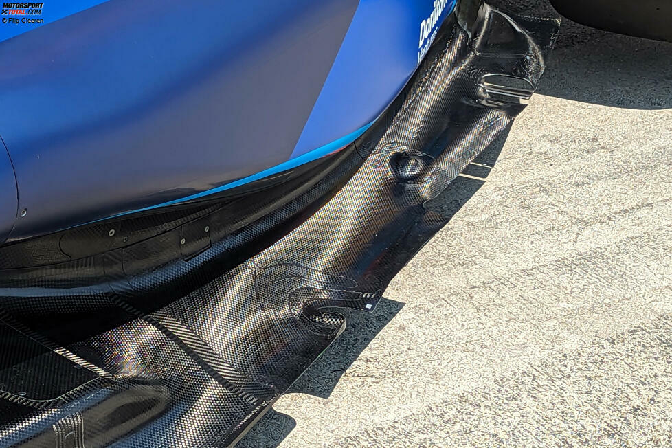 Williams FW45: Unterboden