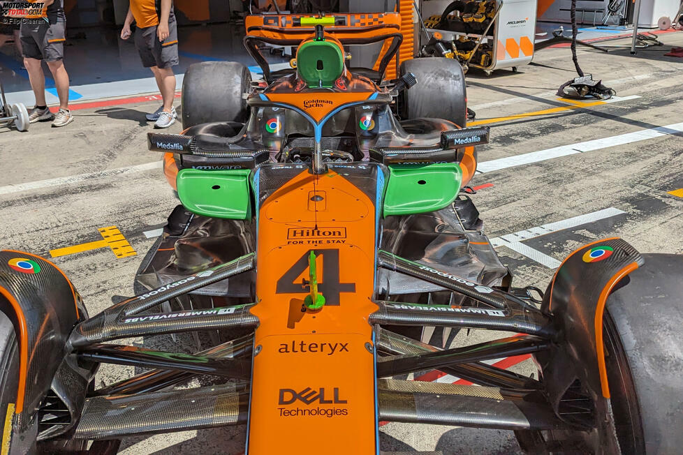 McLaren MCL60: Vorderrad-Aufhängung