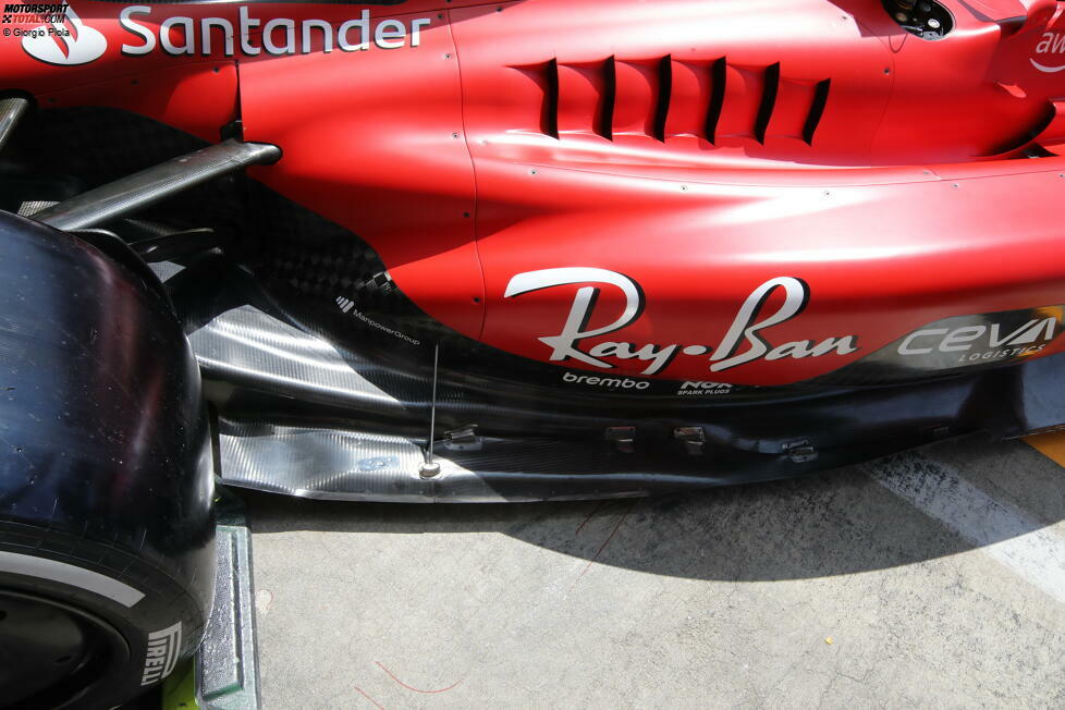 Ferrari SF-23: Unterboden