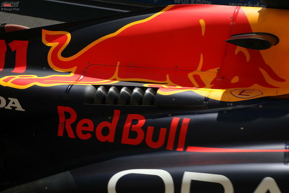 Red Bull RB19: Kühlöffnungen in der Motorhaube