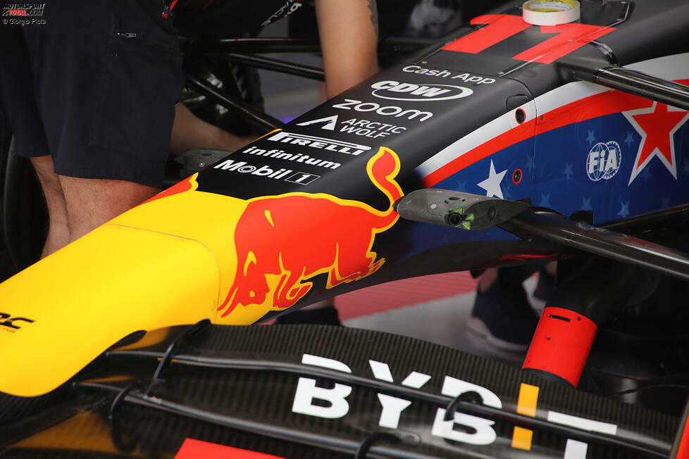 Red Bull RB19: Kamera an der Frontpartie
