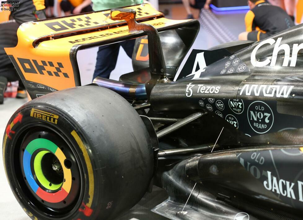 McLaren MCL60: Heckflügel