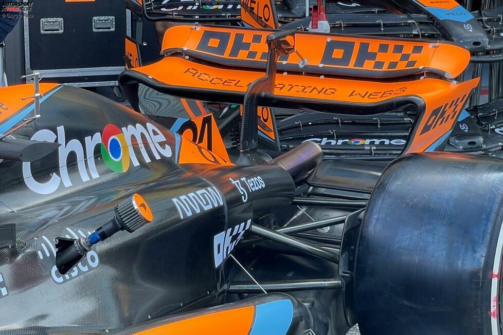 McLaren MCL60: Heckflügel