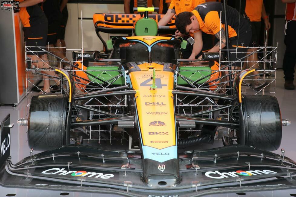 McLaren MCL60: Sensorengitter