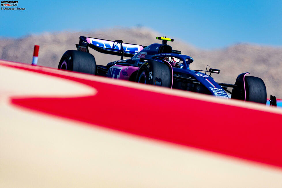 Alpine präsentierte sich mit Pierre Gasly und Esteban Ocon weitestgehend unauffällig. In der Topspeed-Wertung war der A523 das schnellste Auto. Aber wie gut er wirklich ist, lässt sich noch schwer sagen. Alpines Wochenbilanz in Runden: 353