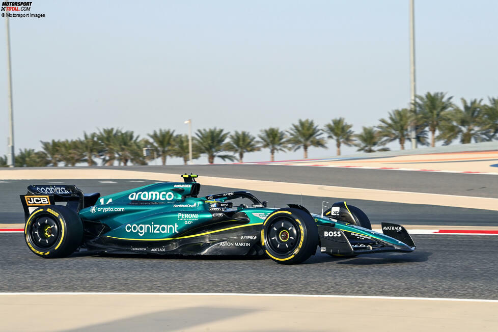 Aston Martin überzeugte an allen drei Tagen, vor allem bei der von Fernando Alonso hingelegten Rennsimulation am Samstag. Die war fast auf Red-Bull-Niveau. Auch auf Shortruns war Alonso stark. Er und Testfahrer Felipe Drugovich teilten sich die Arbeit (Stammfahrer Lance Stroll verletzt). Aston Martins Wochenbilanz in Runden: 387