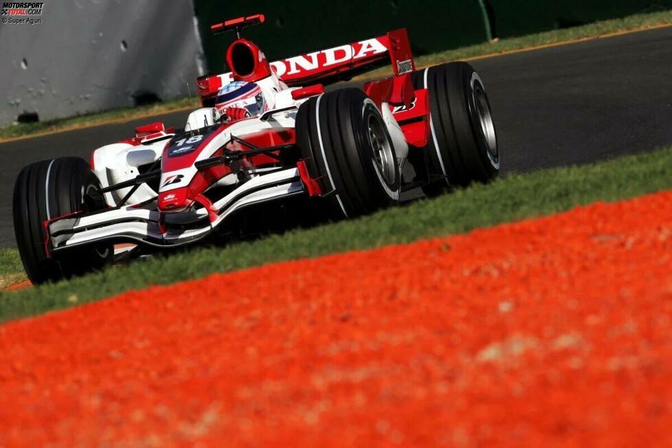 #9 Takuma Sato (10): Dass der Japaner Autofahren kann, hat er mit zwei Siegen beim Indy500 bewiesen, doch in der Formel 1 musste er häufig auf nicht konkurrenzfähiges Material zurückgreifen, wie bei Jordan 2002 oder vor allem bei Super Aguri, das 2006 mit einem im Grunde vier Jahre alten Auto an den Start gegangen war.
