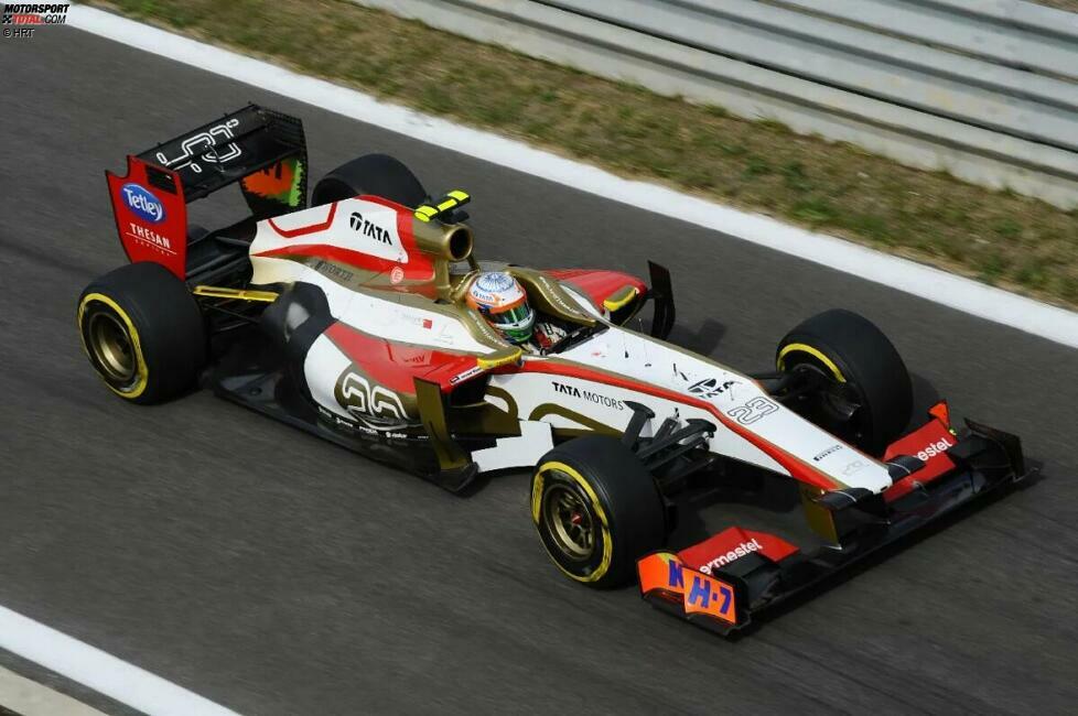 #5 Narain Karthikeyan (12): Der erste Inder der Formel 1 profitierte vom Skandalrennen in Indianapolis 2005, wo er Vierter wurde, konnte ansonsten aber für Jordan und HRT nie einen Punkt holen. Dennoch hält er einen Rekord: Platz 24 in Valencia 2011 ist die schlechteste Position, die je ein Fahrer in der Formel 1 im Ziel hatte.