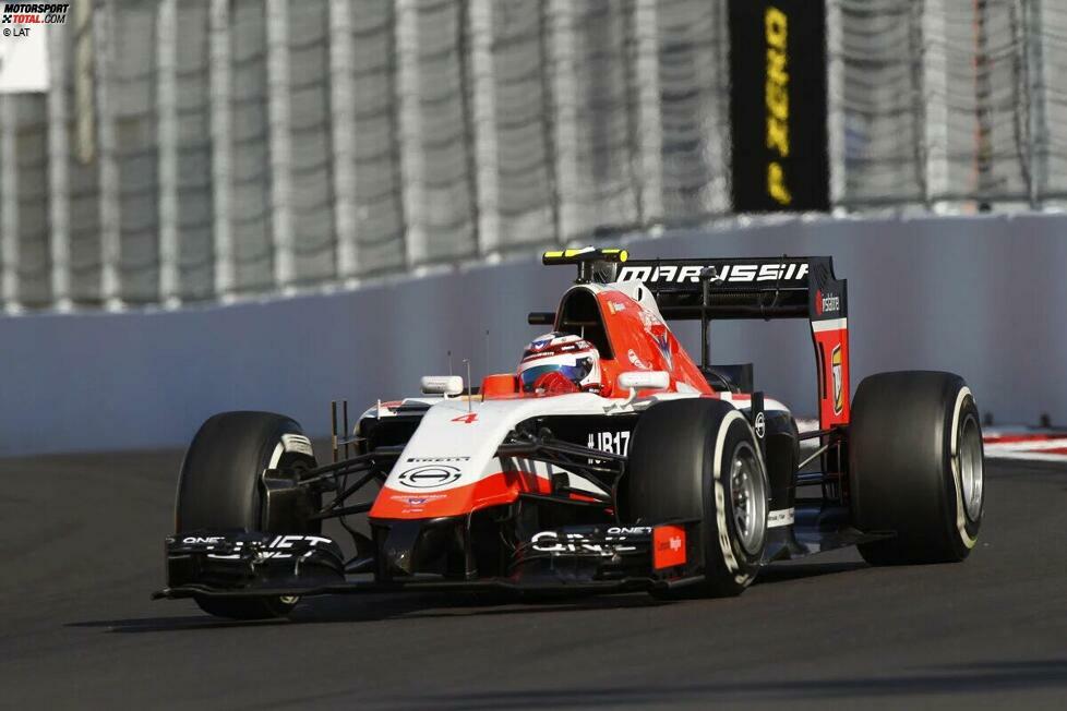 #1 Max Chilton (15): König der letzten Plätze ist aber Max Chilton, der in nur 35 Rennen die gleiche Zahl sammelte wie Fisichella in 229. Der Brite war im unterlegenen Marussia langsamer als Teamkollege Jules Bianchi und kam in seinen ersten 25 Rennen immer ins Ziel. So sammelt man halt entsprechende Positionen!