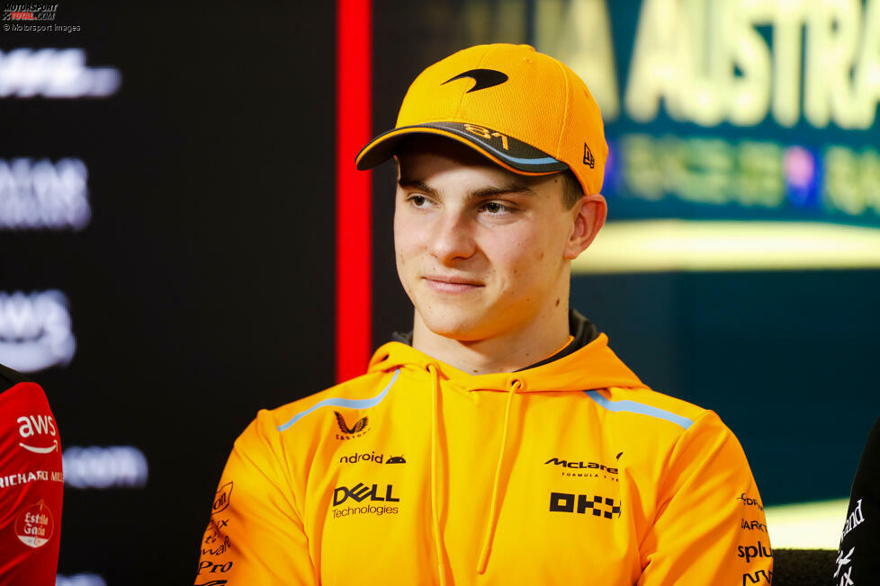 Oscar Piastri (Australien) fährt ebenfalls bis mindestens 2026 für McLaren. Sein zuvor bis 2024 laufender Vertrag wurde nach einer guten Debütsaison vorzeitig verlängert.