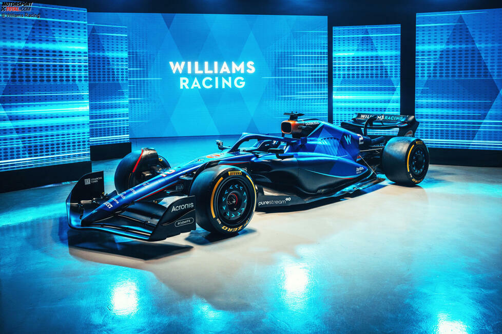 Williams hat die Lackierung für die Formel-1-Saison 2023 vorgestellt.