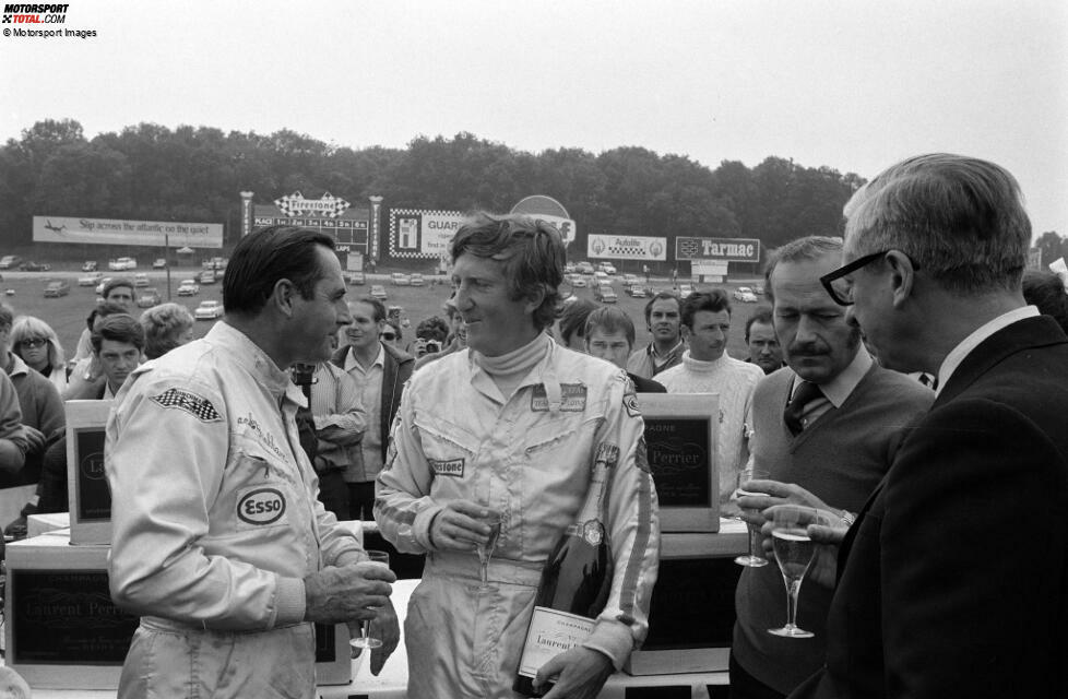 #10 Jack Brabham (44 Jahre, 3 Monate, 16 Tage) - Der dreimalige Weltmeister holt in Brands Hatch 1970 seine letzten Formel-1-Punkte. Brabham liegt souverän in Führung, als ihm in der letzten Runde das Benzin ausgeht. Sieger Jochen Rindt wird zunächst aufgrund seines Hecklügels disqualifiziert, bekommt den Sieg aber wieder zurück.