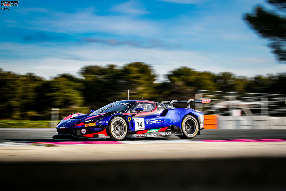 #14 - Emil Frey Racing - Giacomo Altoe/Konsta Lappalainen - Ferrari 296 GT3 - Pro Cup