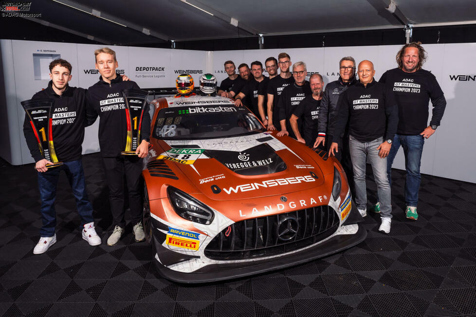 Platz 1 Junior-Wertung: Elias Seppänen/Salman Owega (Landgraf Motorsport; Mercedes-AMG GT3) - 288 Punkte