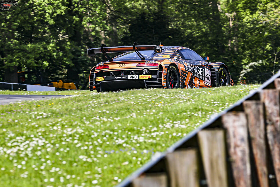 Platz 2: Mattia Drudi/Ricardo Feller (Tresor Orange 1, Audi R8 LMS GT3 Evo II) - 156,5 Punkte