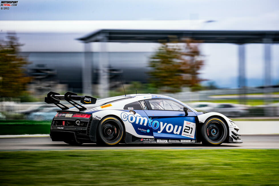 Platz 3 Gold-Cup: Gilles Magnus/Finlay Hutchison (Comtoyou Racing, Audi R8 LMS GT3 Evo II) - 98 Punkte