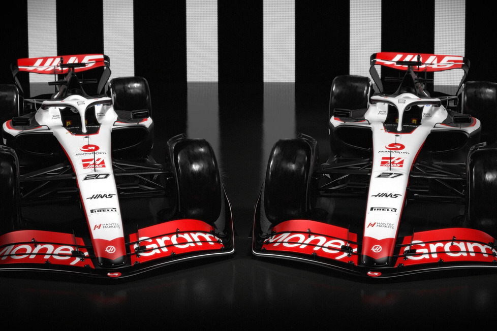 Haas hat das Design des VF-23 für die Formel-1-Saison 2023 präsentiert - In diesen Farben gehen Nico Hülkenberg und Kevin Magnussen an den Start