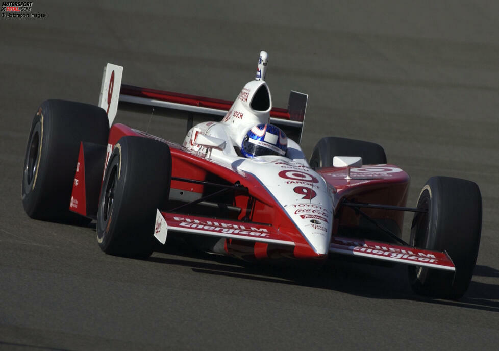 2003 (IRL): Scott Dixon (Chip Ganassi Racing) im G-Force-Toyota