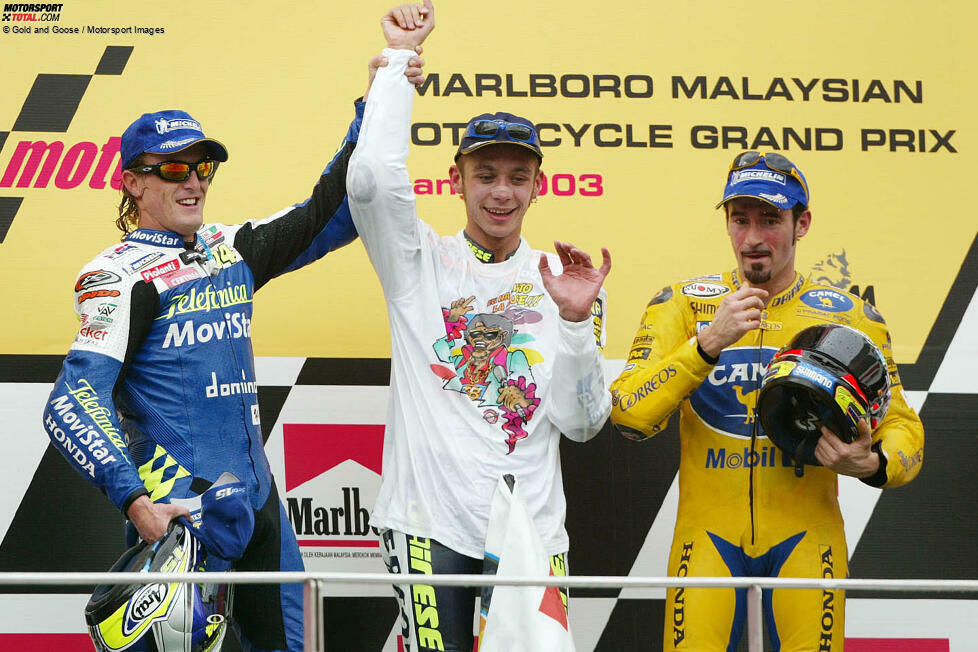 Valentino Rossi: 3 (2001-03)