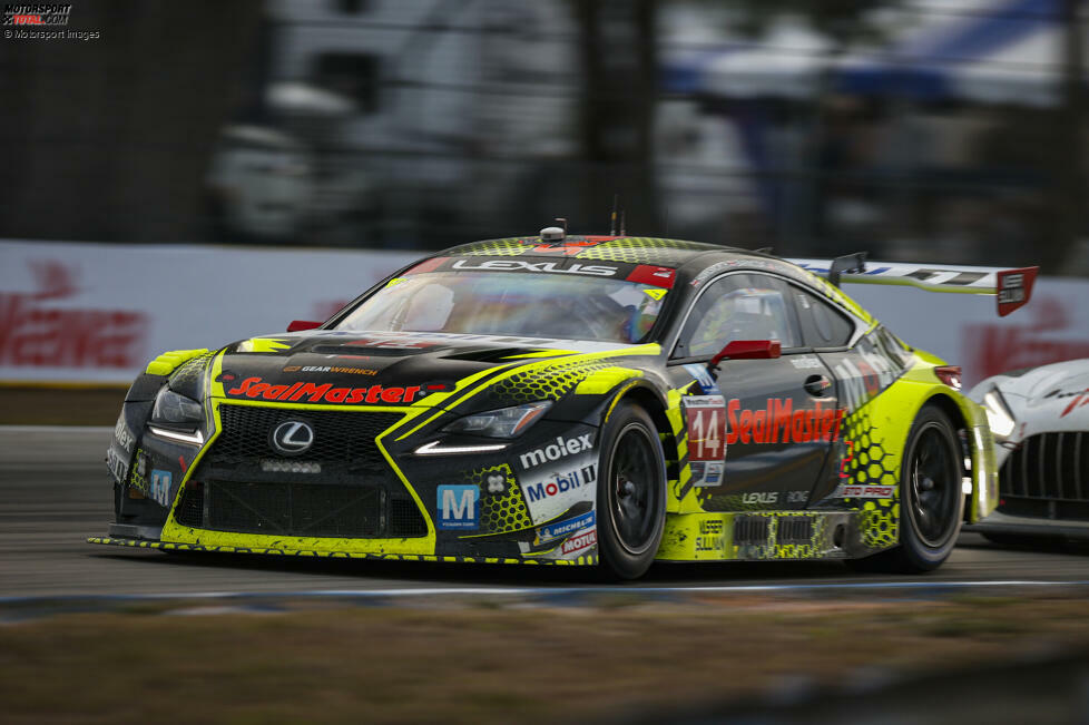 Platz 1 GTD Pro: Jack Hawksworth/Ben Barnicoat (Vasser Sullivan; Lexus RC F GT3) - 3.760 Punkte