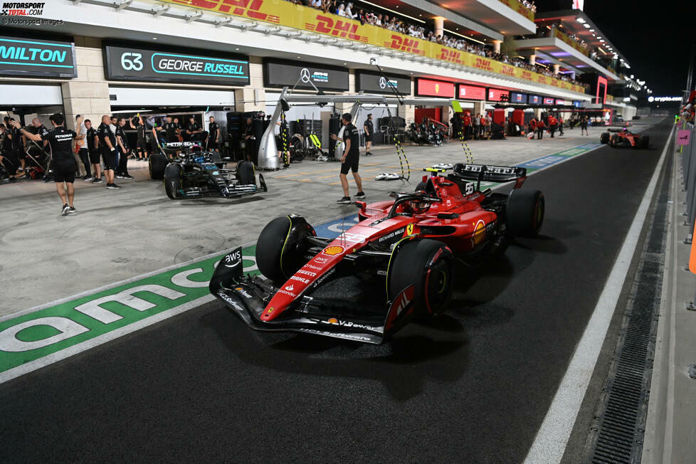 Carlos Sainz (3): Hatte kein Rennen, daher können wir nur das Qualifying und seinen Samstag bewerten. Schied er am Freitag noch in Q2 aus, war der Samstag mit P5 im Shootout und P6 im Sprint dann ganz solide. Das reicht am Ende dementsprechend für eine solide 3.
