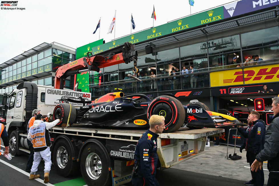 Sergio Perez (4): P5 im Rennen ist Schadensbegrenzung. Am Samstag in FT3 und im Qualifying völlig wild unterwegs. Er selbst schiebt das auf ein Problem am Auto, das Team relativiert ein bisschen. Im Zweifel für den Angeklagten, daher zumindest kein Kandidat für eine 5. Aber mehr als eine 4 gibt es für P5 im schnellsten Auto auch nicht.