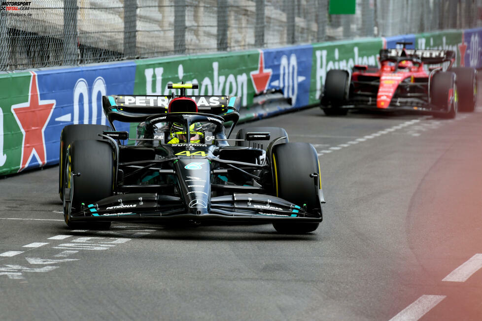 Lewis Hamilton (2): Auch der Rekordchampion spielte seine Erfahrung aus und behielt bei schwierigen Bedingungen den Überblick. So wurde es am Ende P4 und damit vermutlich deutlich mehr, als der Mercedes unter normalen Umständen zulassen wurde. Für eine 1 fehlte aber ein besonderes Highlight.