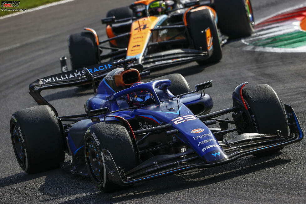 Alexander Albon (2): Auf älteren Reifen stark gegen die McLaren-Fahrer verteidigt und wieder wichtige WM-Punkte geholt. Das wird bei Albon inzwischen fast zur Gewohnheit. Dabei sollte man nicht vergessen, dass der Teamkollege auch nach 14 Rennen noch immer keinen einzigen Zähler auf dem Konto hat. Bei Albon sind es jetzt 21.