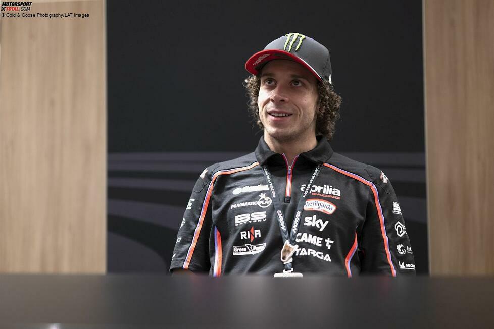 Marco Bezzecchi (Italien) kehrte VR46-Ducati den Rücken, um 2025 im Aprilia-Werksteam anzuheuern. Er hat einen Zweijahresvertrag unterschrieben.