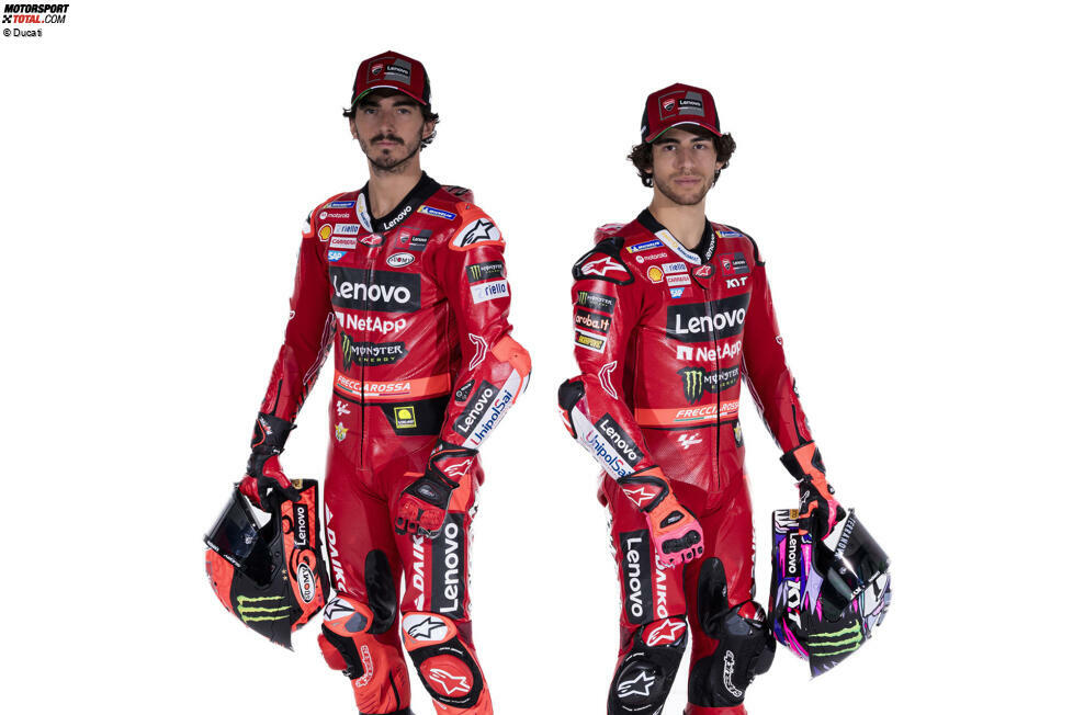 Ducati Lenovo Team: Francesco Bagnaia #1, Enea Bastianini #23