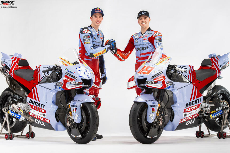 Gresini Racing MotoGP: Alex Marquez #73, Fabio Di Giannantonio #49