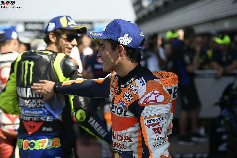 9 - Marc Marquez könnte mit den neun Weltmeisterschaften von Valentino Rossi gleichziehen.